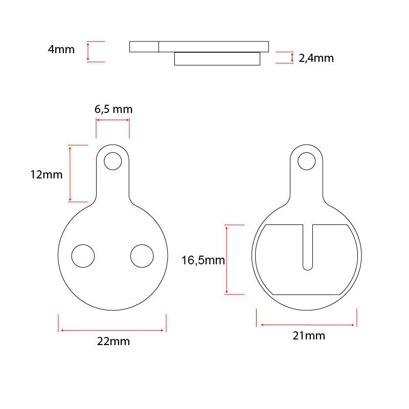 CT009 comprimido Ewheel - 2 conjuntos