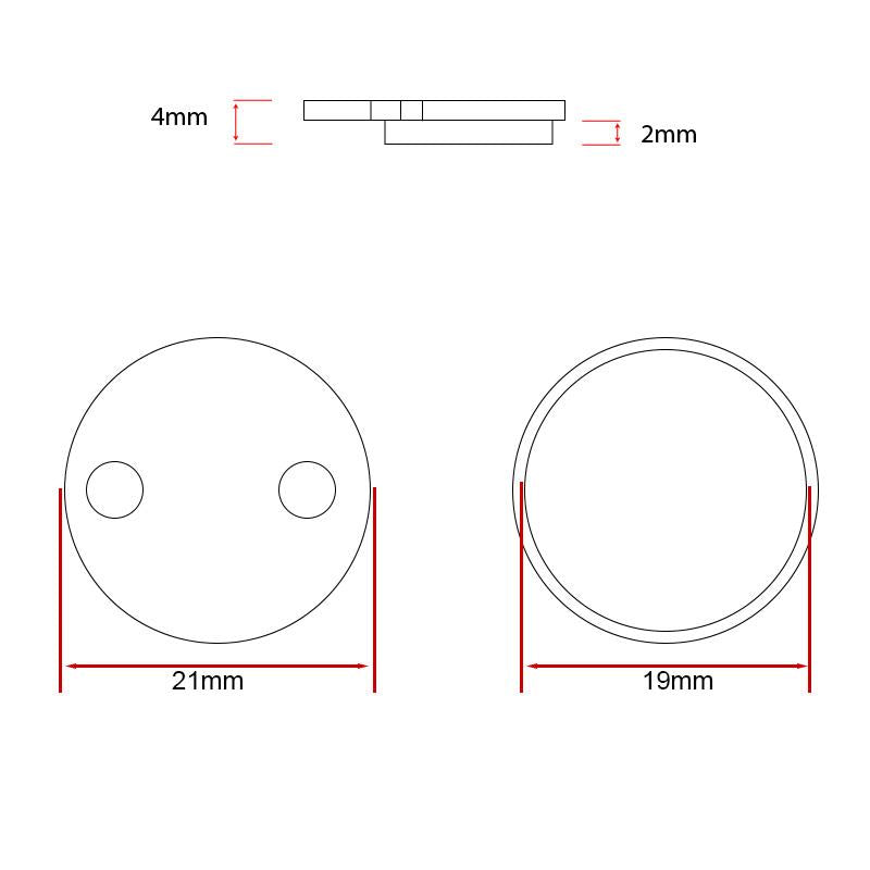 CS001 plaquettes résine 20mm pour Xiaomi