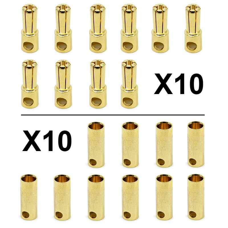 Conector banana 5,5mm 20pcs para Dualtron
