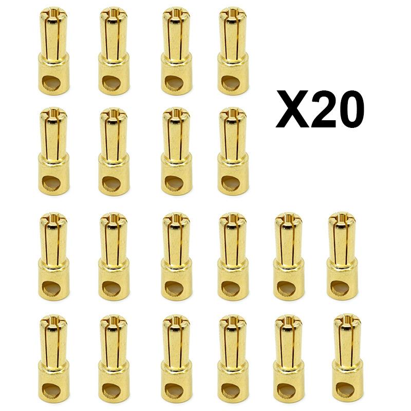 Conector banana 5,5mm 20pcs para Dualtron