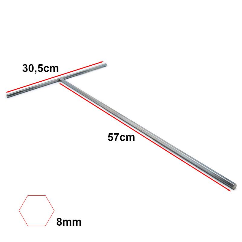 Llave allen M10/58cm para mástil Smartgyro