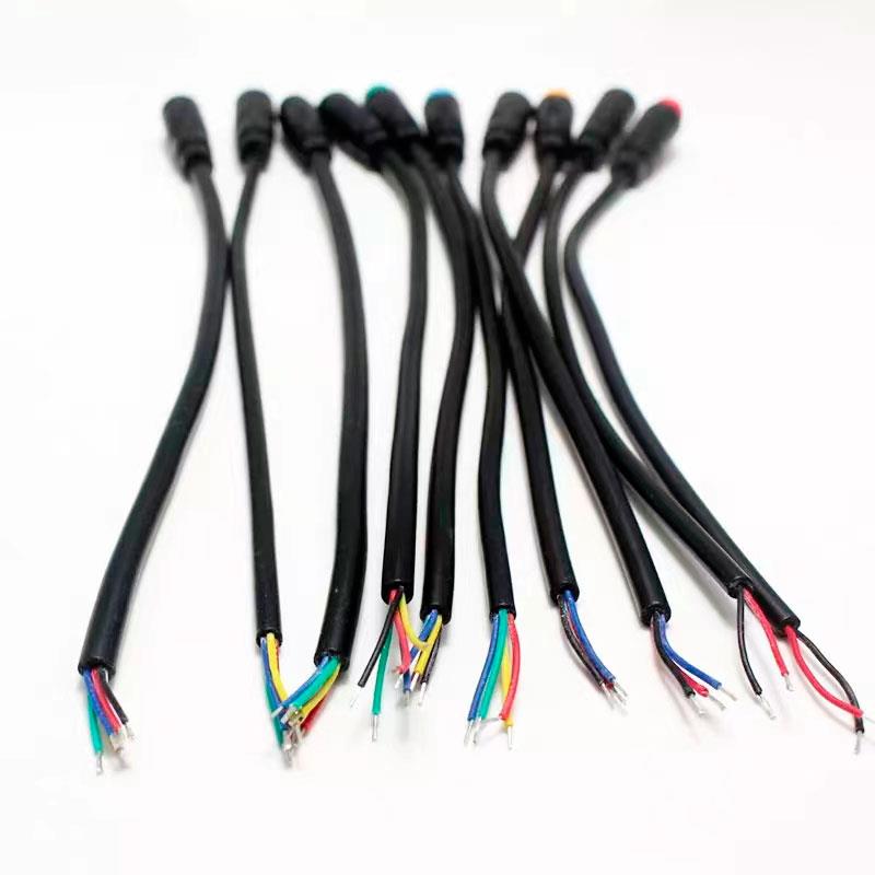 Conector waterproof 8mm 3 pin - 5pcs