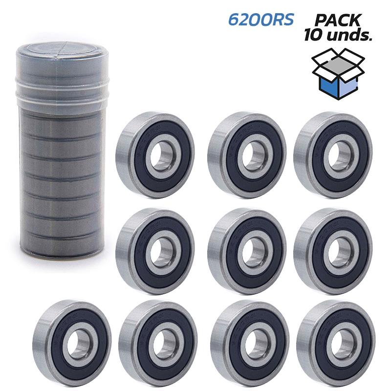 Ball bearing 6200RS - 10 pcs