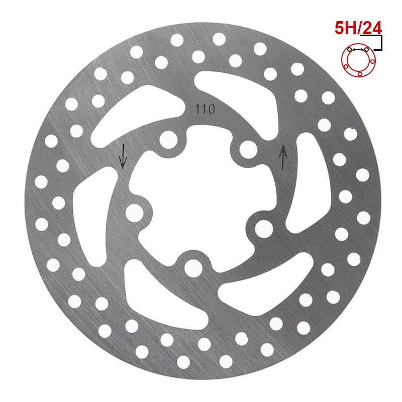 Disco freno Dv5-2 110mm 5H Argento per Xiaomi Essential e 1s Nuovo modello