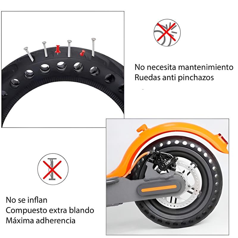 Vollgummirad perforiert 8,5x2-6,1/B34