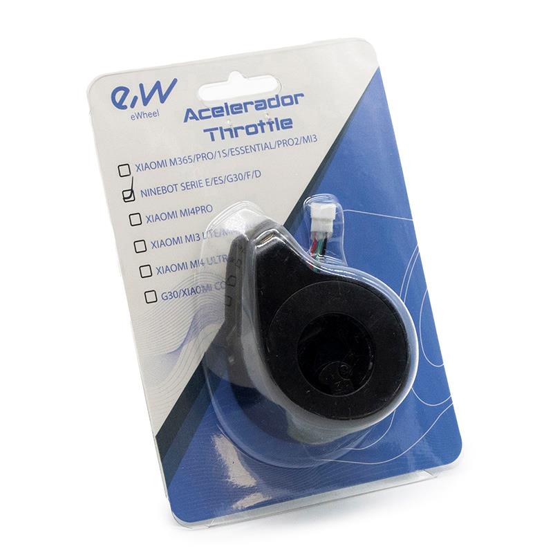 Acelerador Ninebot serie ES azul - Conector JST ZH