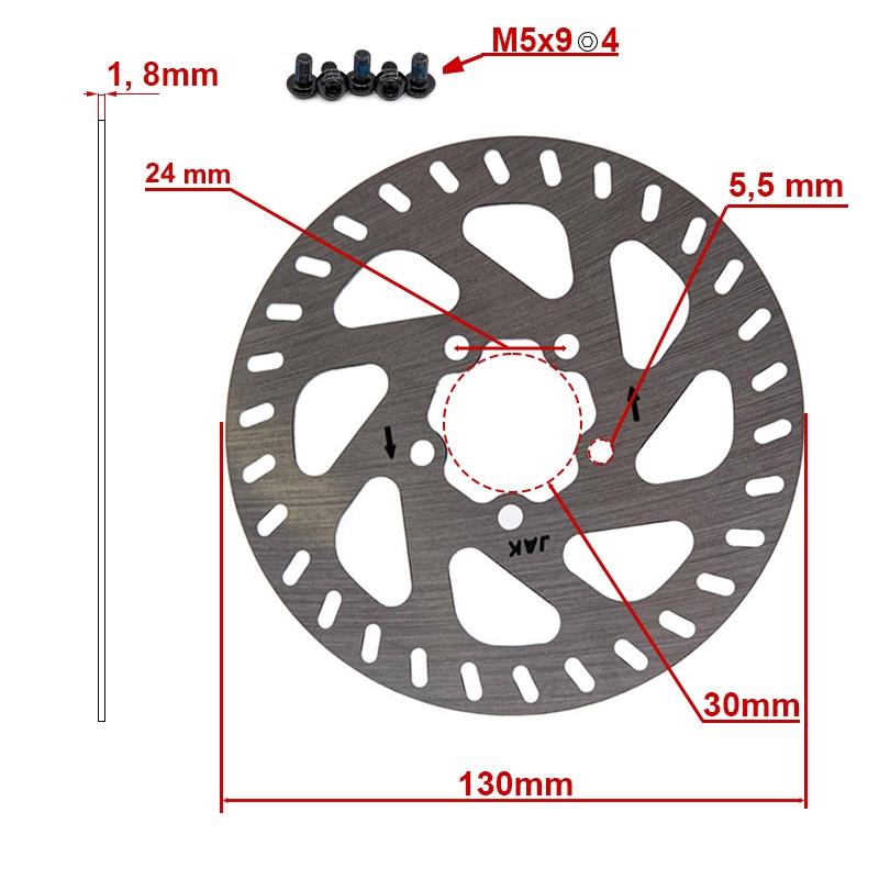 Disco de freio 130mm 5H para Mi4 pro