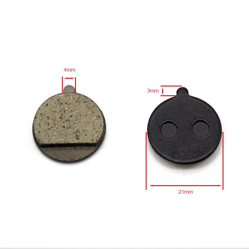 Brake pads CT005-R resin round with pin - 20 pcs
