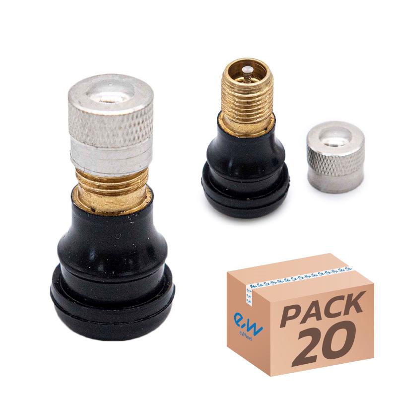 Tubeless Ventil gerade (Druckdichtung) - PVR40 - 20Stk