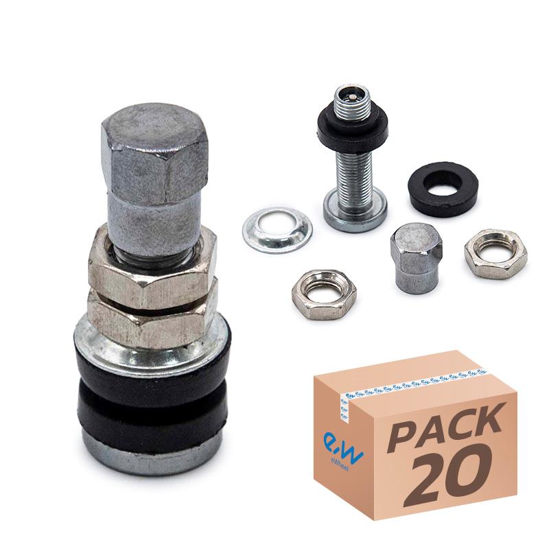Simple tubeless valve (screw connector) - PVR40 - 20 Pcs