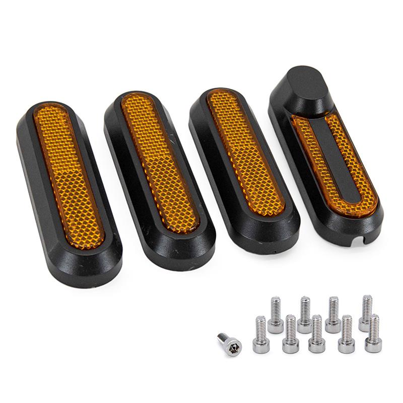 Black Catadioptric with Yellow Reflector for Xiaomi