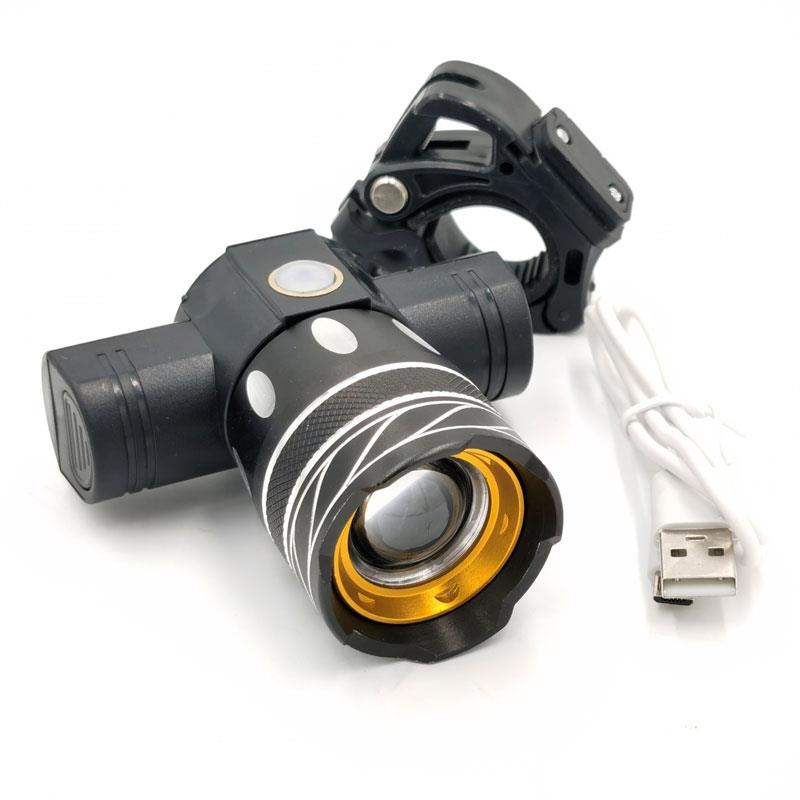 LED light with a support for the Handlebar