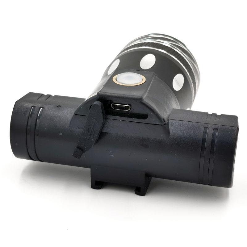 LED light with a support for the Handlebar