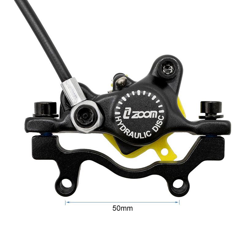 Rear brake caliper L hydraulic black ZOOM CR3