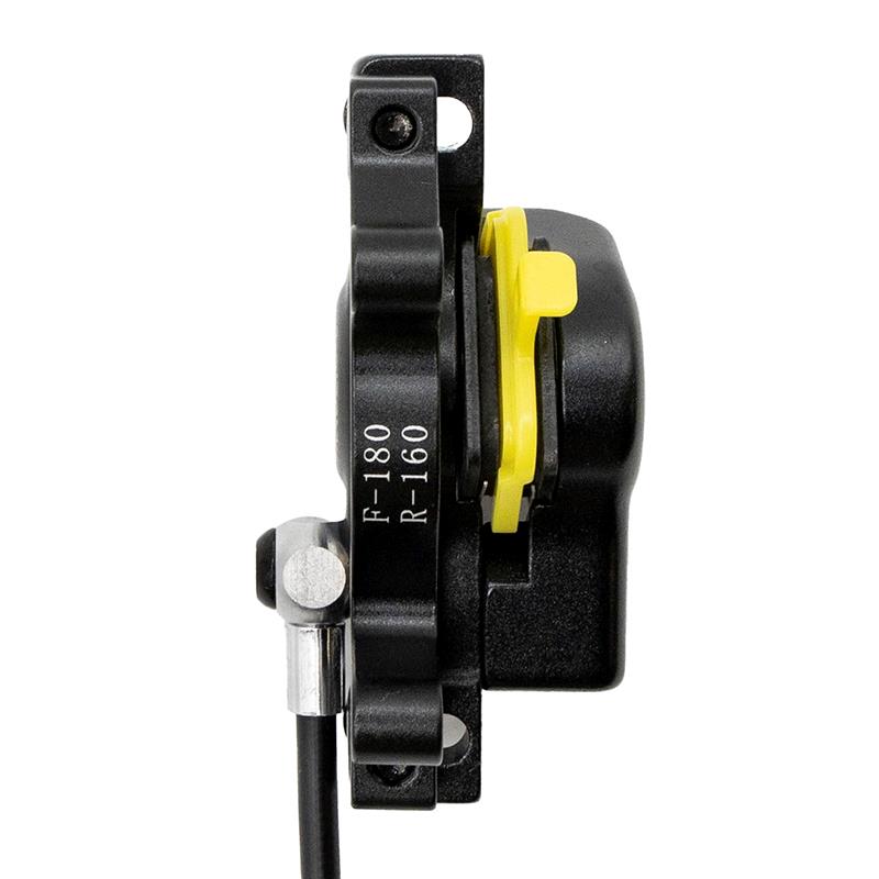 Rear brake caliper L hydraulic black ZOOM CR3