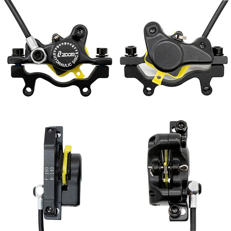 Front brake caliper L hydraulic black ZOOM CR3