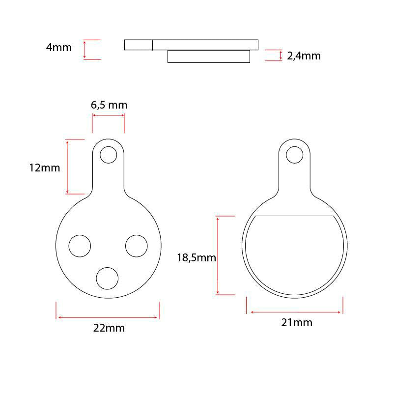 CT009 comprimido Ewheel - 2 conjuntos