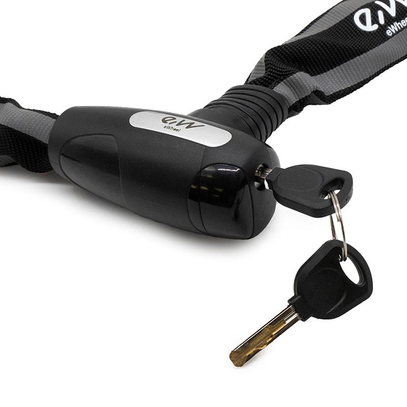 Lucchetto EWLK018 a catena con copertura grigia