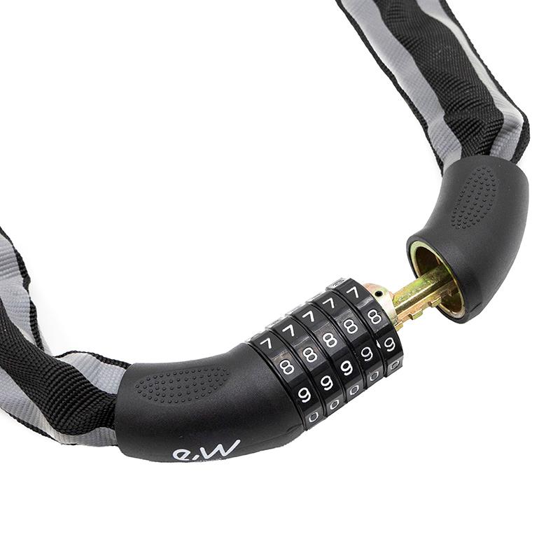 Candado EWLK017 de cadena con funda reflectante