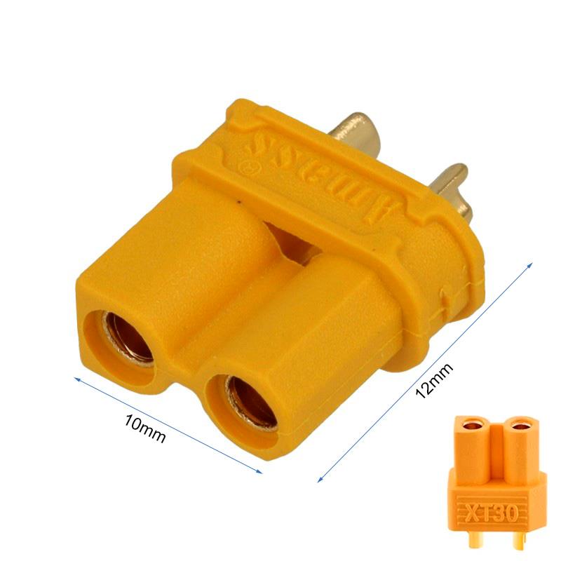 Conector XT30U Amass - 10pcs