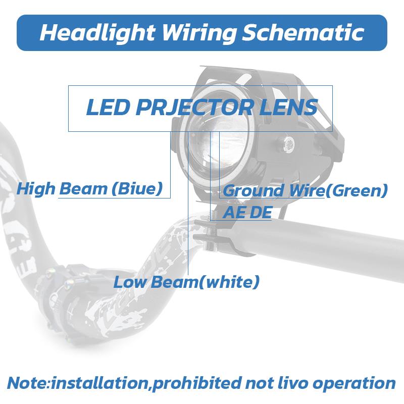 Phare LED U7 12-80V