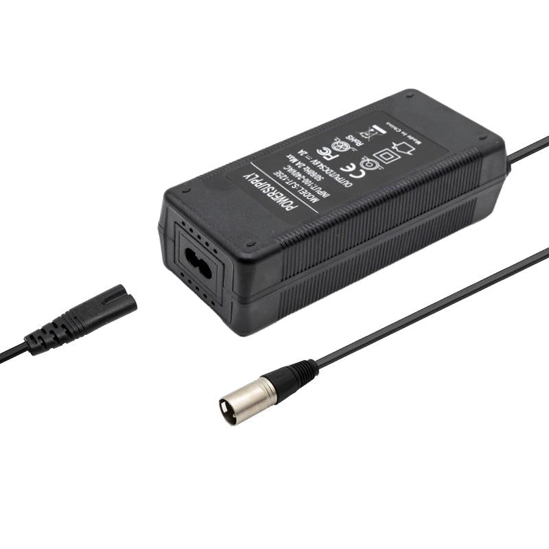 Cargador 48v (salida 54,6v) 2A conector GX16