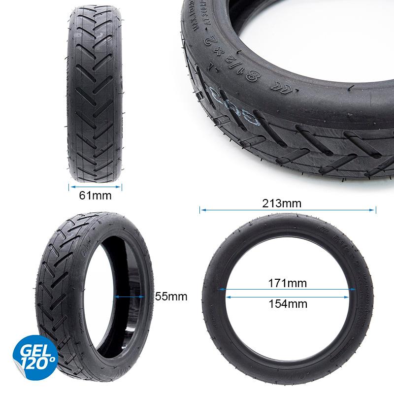 Tubeless Cityroad Reifen 8,5x2-6,1 Ewheel New GEL
