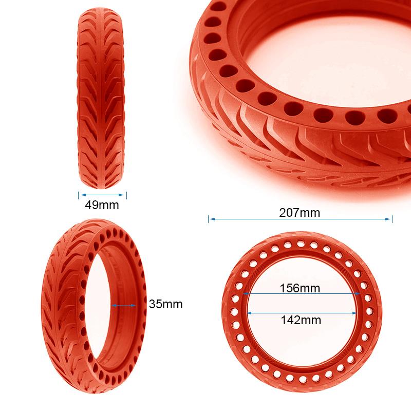 Vollgummirad perforiert 8,5x2-6,1/B34