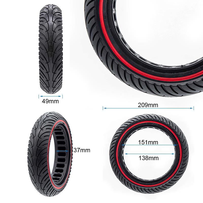 Rueda maciza ultraligera 8,5x2-6,1/B34