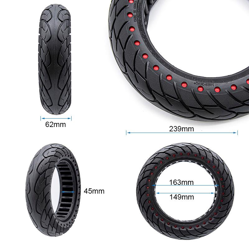 Roda maciça ultraleve 10x2,5-6,1/B44