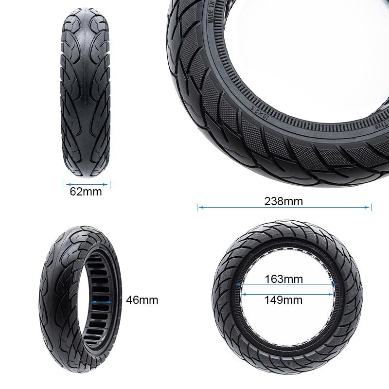 Roda maciça ultraleve 10x2,5-6,5/B44