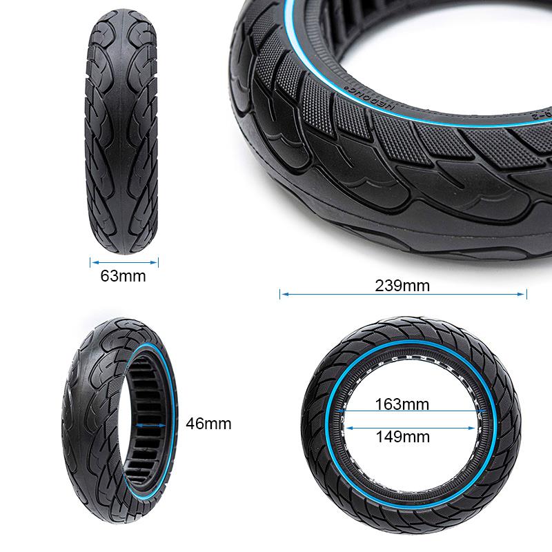 Roda maciça ultraleve 10x2,5-6,5/B44