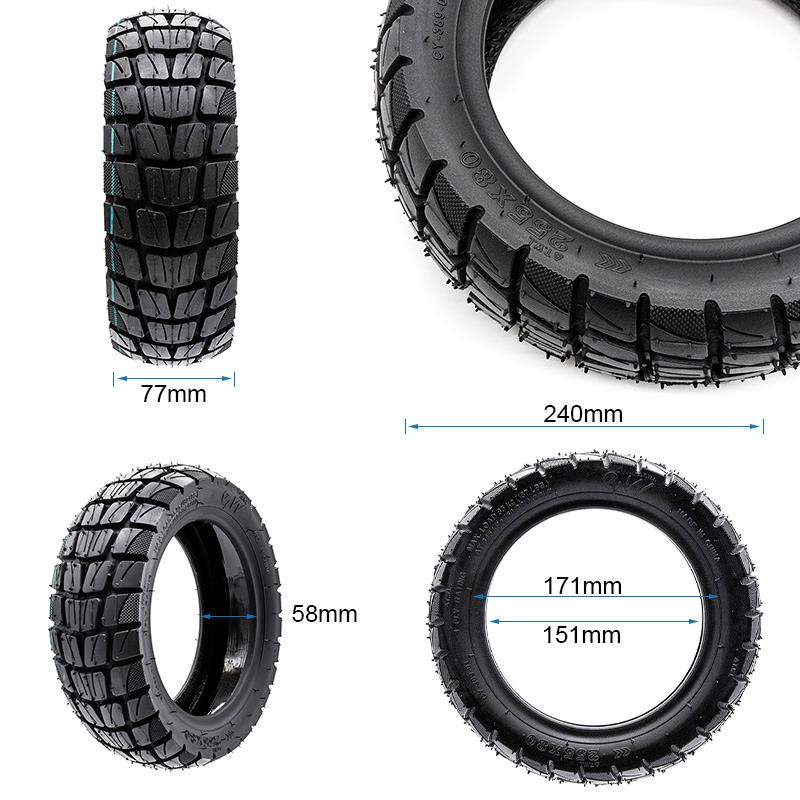 Opona Bezdętkowa Terenowa 255X80 - 10x3-6 Ewheel
