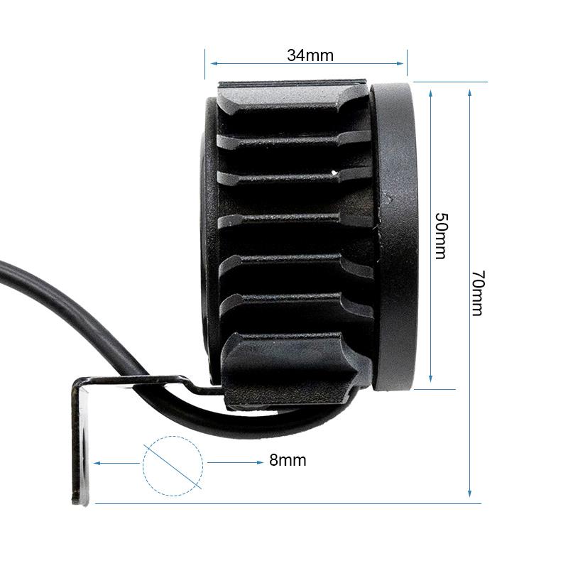 Farol LED com buzina FC1 12-72v