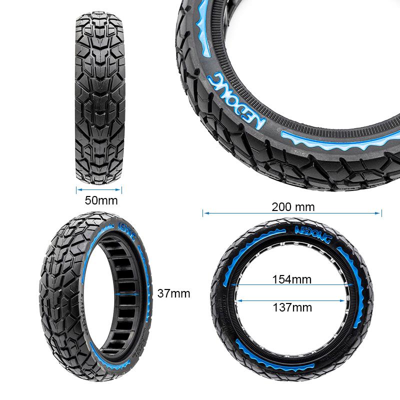 Roda maciça ultraleve offroad 8,5x2 Nedong