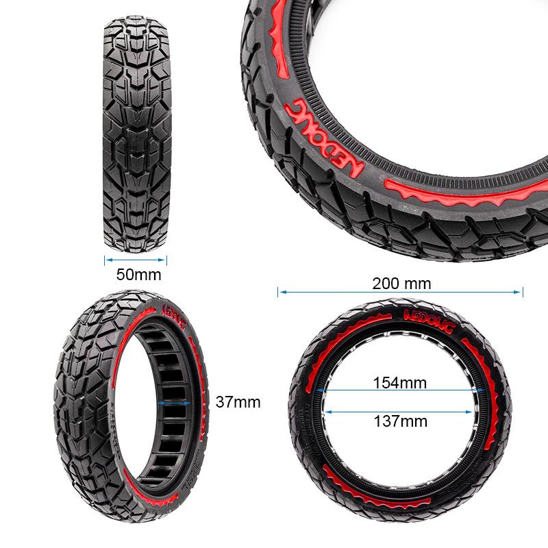 Roda maciça ultraleve offroad 8,5x2 Nedong