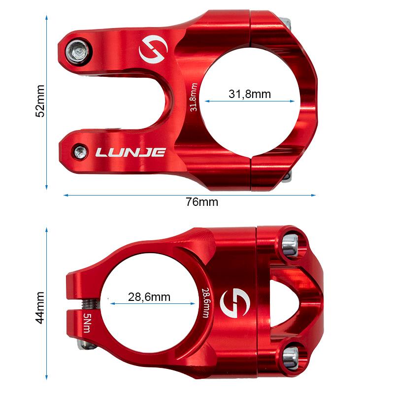 Potencia para guidomao de 31,8mm EWPM-002