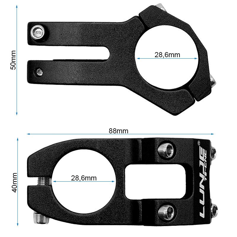 Potencia para guidão de 31,8mm EWPM-001