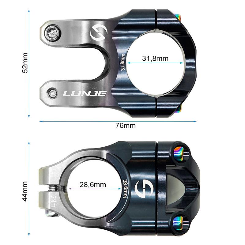 Potencia para guidomao de 31,8mm EWPM-002