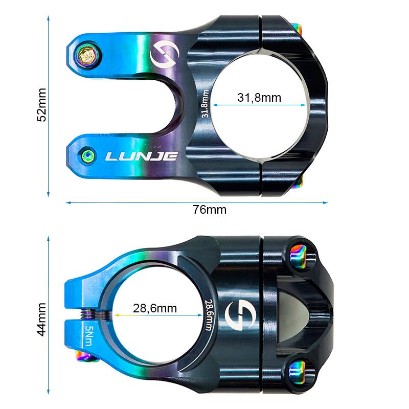Potencia para guidomao de 31,8mm EWPM-002
