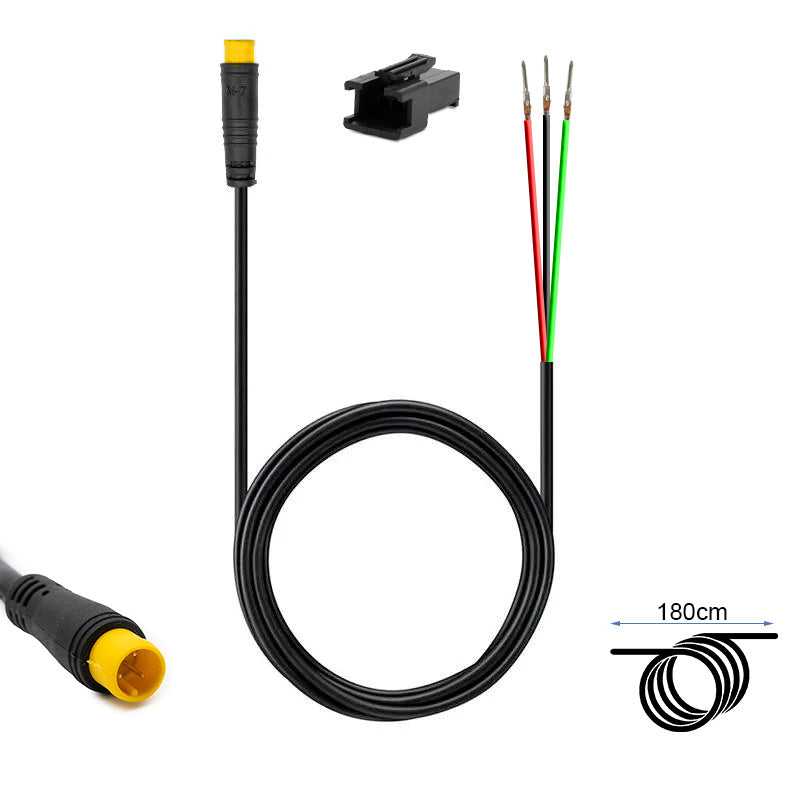 Contact key with a voltmeter - waterproof connector