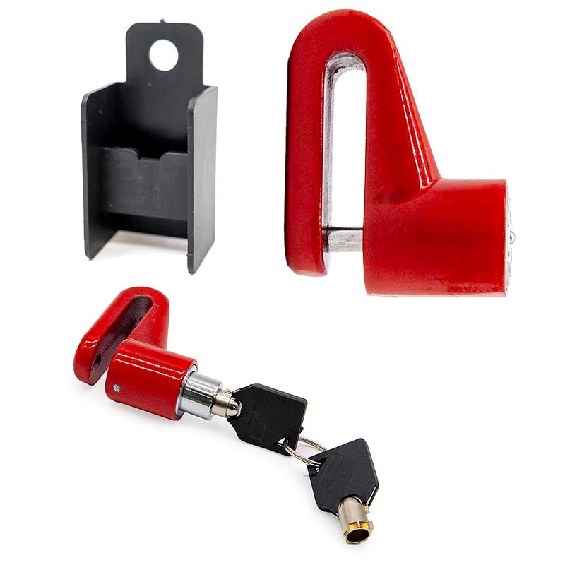 Candado con llave para disco