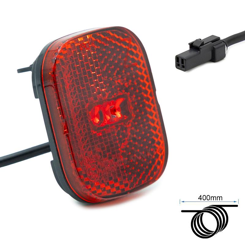 Fanale Posteriore Originale Per Monopattino Segway Ninebot ZT3 PRO/ZT3, LED, Impermeabile IPX5, Facile Installazione