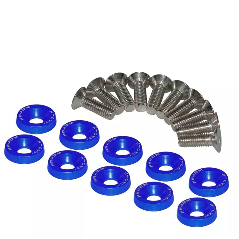 Arandela JDM con tornillos M6x16 - 10uds