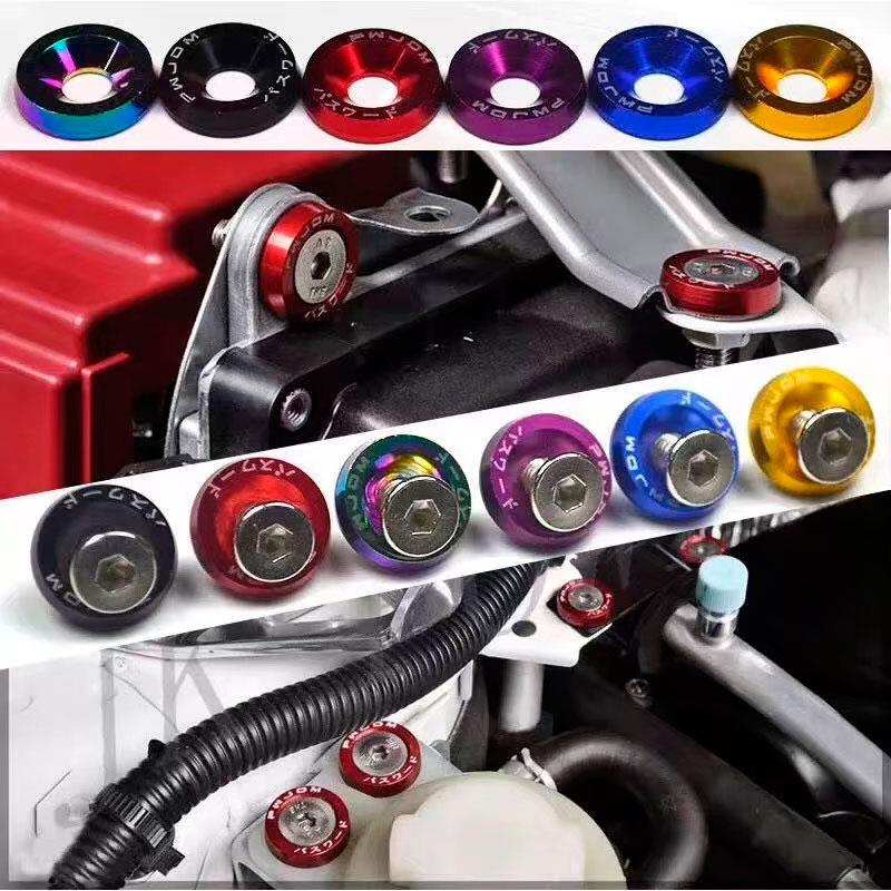 Arandela JDM con tornillos M6x16 - 10uds