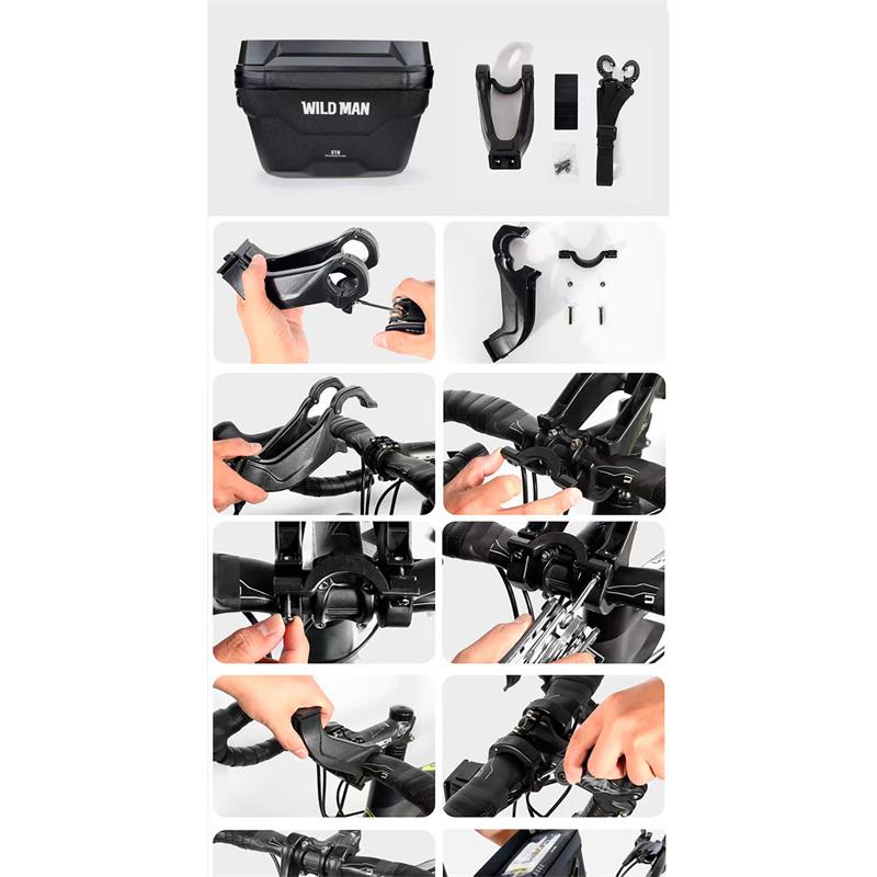 Wasserdichte Tasche 3L mit Halterung Wild Man