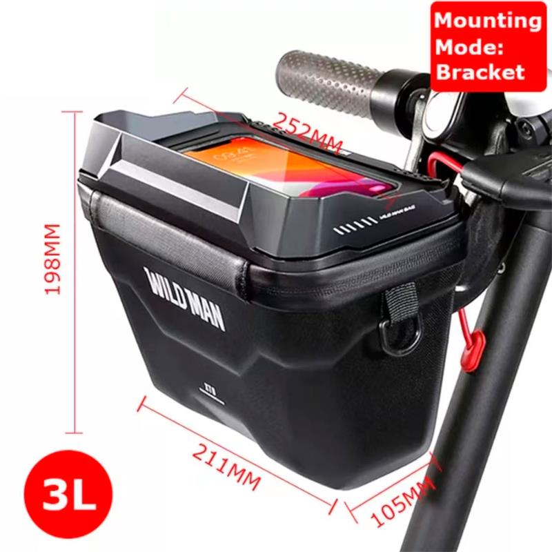 Wasserdichte Tasche 3L mit Halterung Wild Man