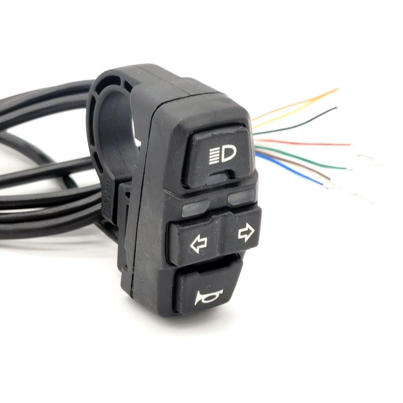 Botonera BSK321 con Intermitentes, luz y claxon con conector SM 1,5M