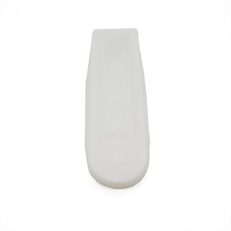 White waterproof silicone protector for a simple display
