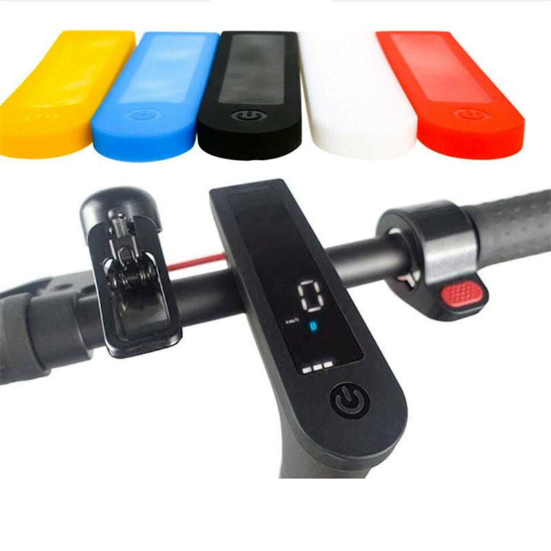 White waterproof silicone protector for a simple display